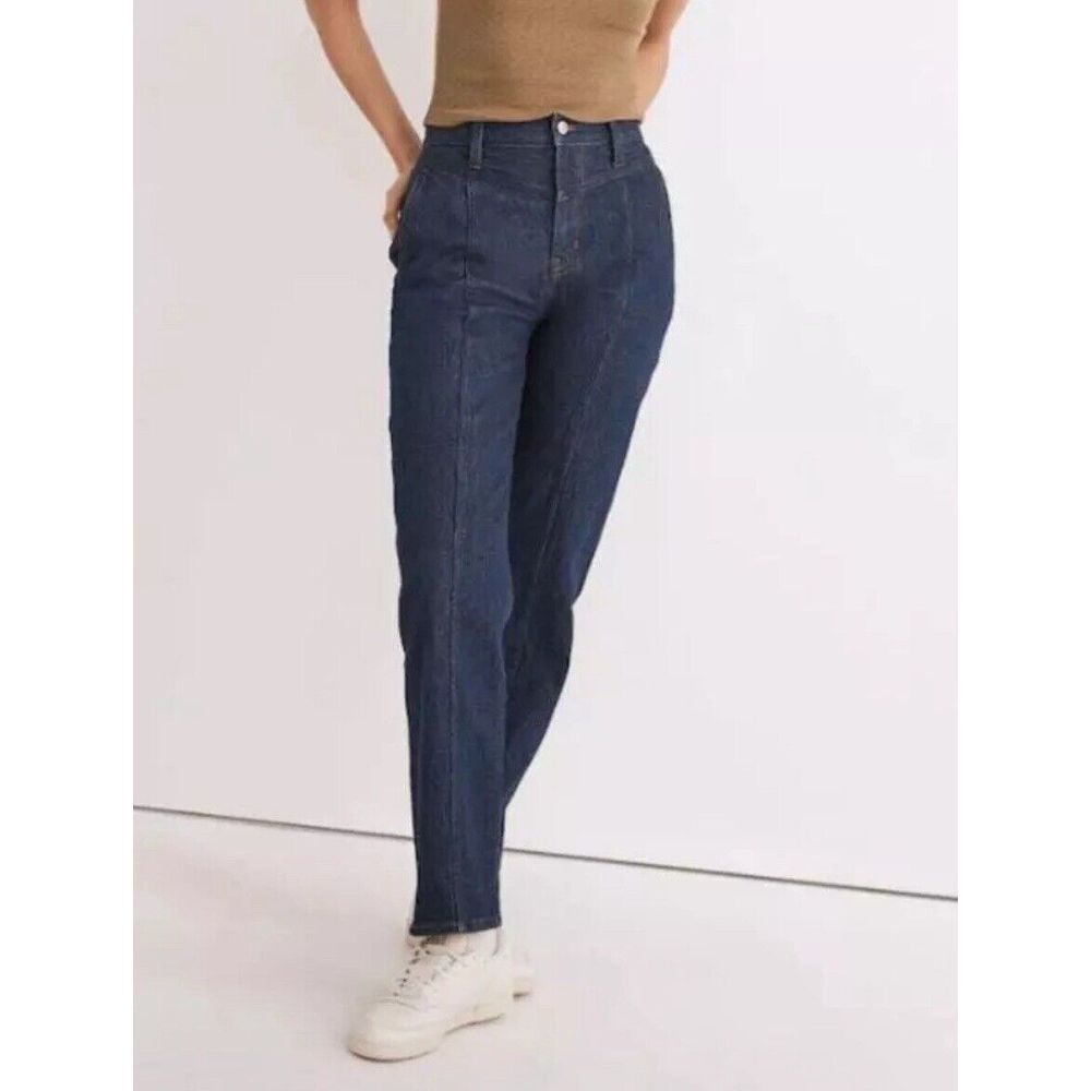 Madewell Jeans The Perfect Vintage Straight Womens‎ 26 29X29 Dark Wash High Rise